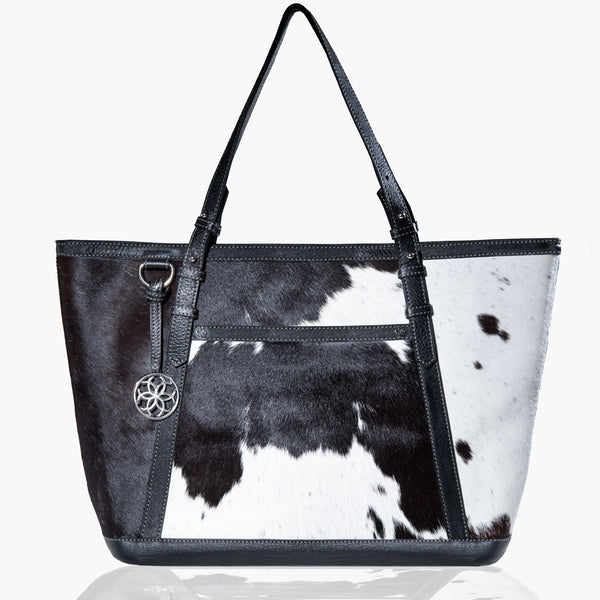 DOMINO COWHIDE - Medium White