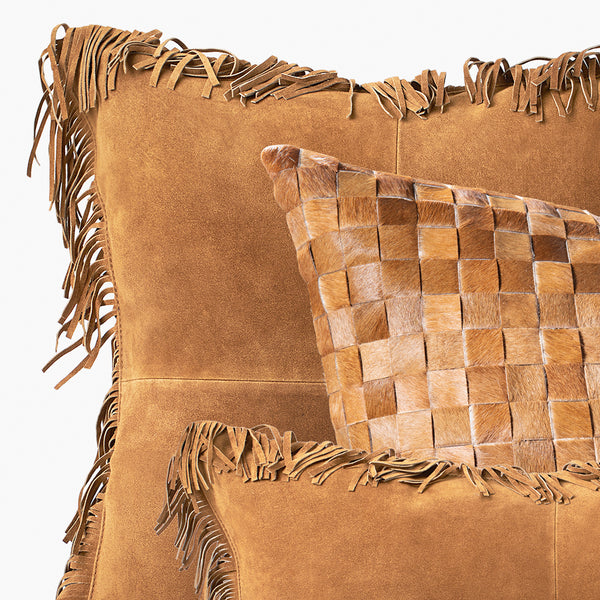 Sandro Cowhide Lumbar Pillow