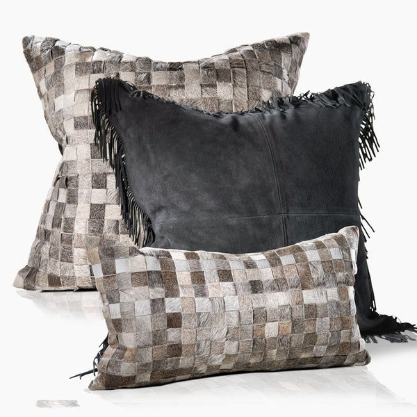 Coronado Suede Fringe Pillow
